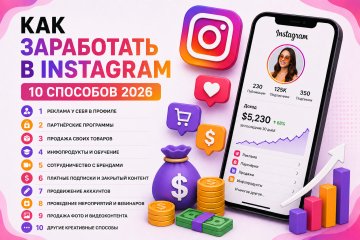 Как заработать в Instagram — 10 реальных способов 2026 с конкретными цифрами Как заработать в Instagram — 10 реальных способов 2026 с конкретными цифрами
