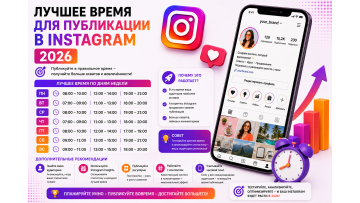 Лучшее время для публикации в Instagram 2026 — данные по украинской аудитории