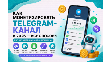 Как монетизировать Telegram-канал в 2026 — все рабочие способы с конкретными цифрами