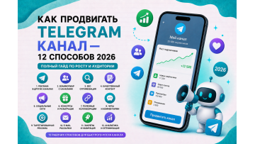 Как продвигать Telegram-канал — все рабочие методы 2026 Как продвигать Telegram-канал — все рабочие методы 2026