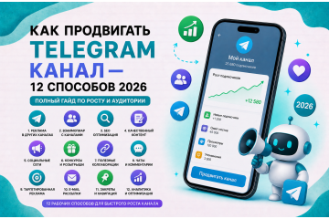 Как продвигать Telegram-канал — все рабочие методы 2026 Как продвигать Telegram-канал — все рабочие методы 2026