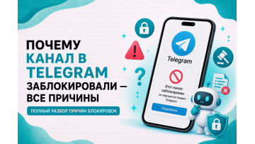Почему заблокировали канал в Telegram — все причины и что делать 2026 Почему заблокировали канал в Telegram — все причины и что делать 2026