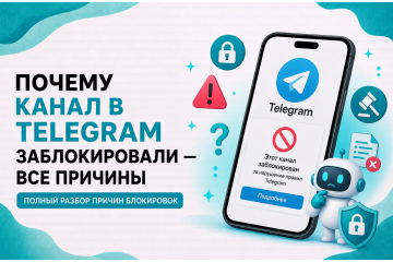 Почему заблокировали канал в Telegram — все причины и что делать 2026 Почему заблокировали канал в Telegram — все причины и что делать 2026