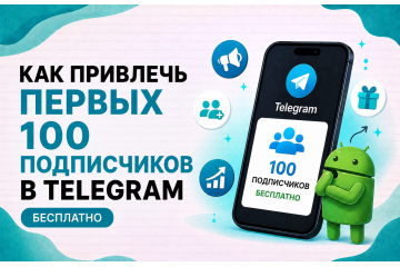 Первые 100 подписчиков в Telegram бесплатно — как получить в 2026 Первые 100 подписчиков в Telegram бесплатно — как получить в 2026