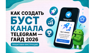 Буст каналу Telegram — як це працює і навіщо потрібно у 2026 Буст каналу Telegram — як це працює і навіщо потрібно у 2026