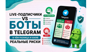 Live-подписчики vs боты в Telegram — в чём разница и какие реальные риски