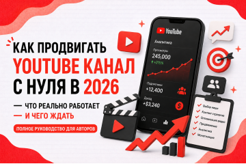 Как продвигать YouTube канал с нуля в 2026 - что реально работает и чего ждать