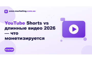 YouTube Shorts vs длинные видео 2026 — что монетизируется YouTube Shorts vs длинные видео 2026 — что монетизируется