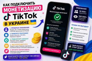 Как подключить монетизацию TikTok в Украине в 2026 — пошаговый гайд по всем доступным инструментам Как подключить монетизацию TikTok в Украине в 2026 — пошаговый гайд по всем доступным инструментам