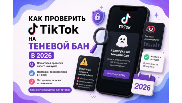 Как проверить TikTok на теневой бан в 2026 — честный разбор с признаками и инструментами