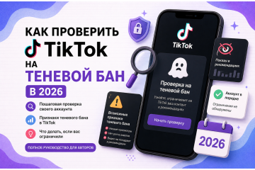Как проверить TikTok на теневой бан в 2026 — честный разбор с признаками и инструментами