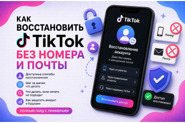 Восстановить без номера и почты