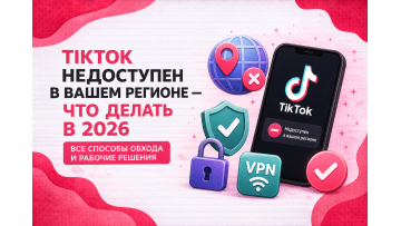 TikTok недоступен в вашем регионе — что делать в 2026