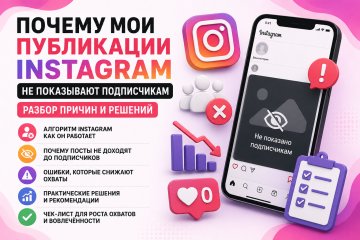 Почему мои публикации Instagram не показывают подписчикам — разбор причин и решений