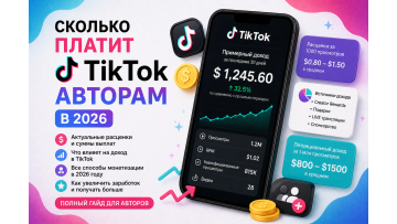  Сколько платит TikTok авторам в 2026 — разбор всех способов заработка с реальными цифрами