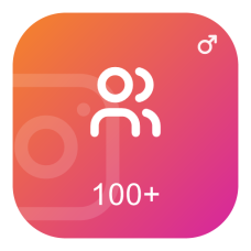 Пакет мужских подписчиков Instagram 100 шт