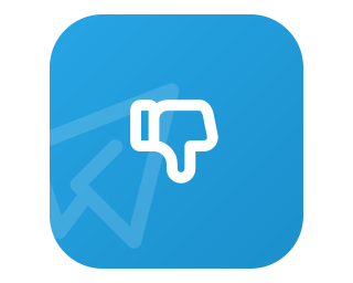 TELEGRAM-РЕАКЦИЯ Дизлайк