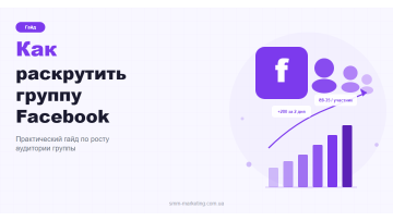 Розкрутка групи Facebook: практичний гайд 2026