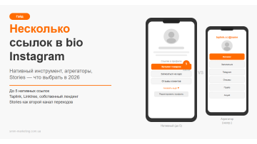Несколько ссылок в bio Instagram: рабочие способы 2026 Несколько ссылок в bio Instagram: рабочие способы 2026
