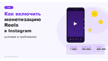 Монетизація Reels в Instagram: умови та як підключити