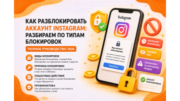 Как разблокировать аккаунт Instagram: разбираем по типам блокировок