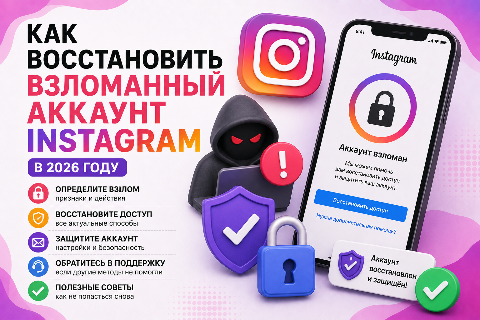 Как восстановить взломанный аккаунт Instagram в 2026 — пошаговый план