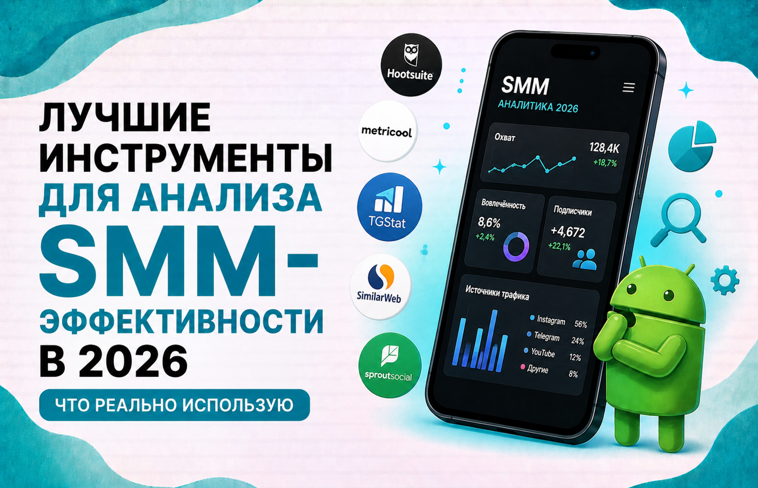 Кращі інструменти для аналізу SMM-ефективності у 2026 — що реально використовую