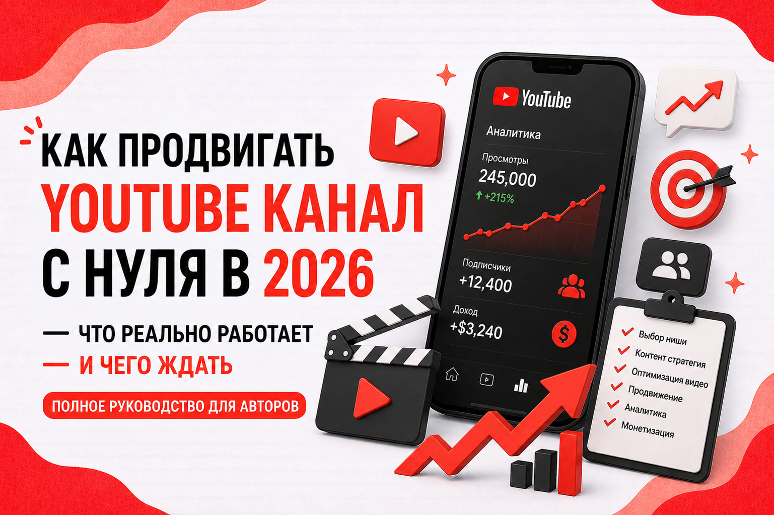 Як просувати YouTube канал з нуля у 2026