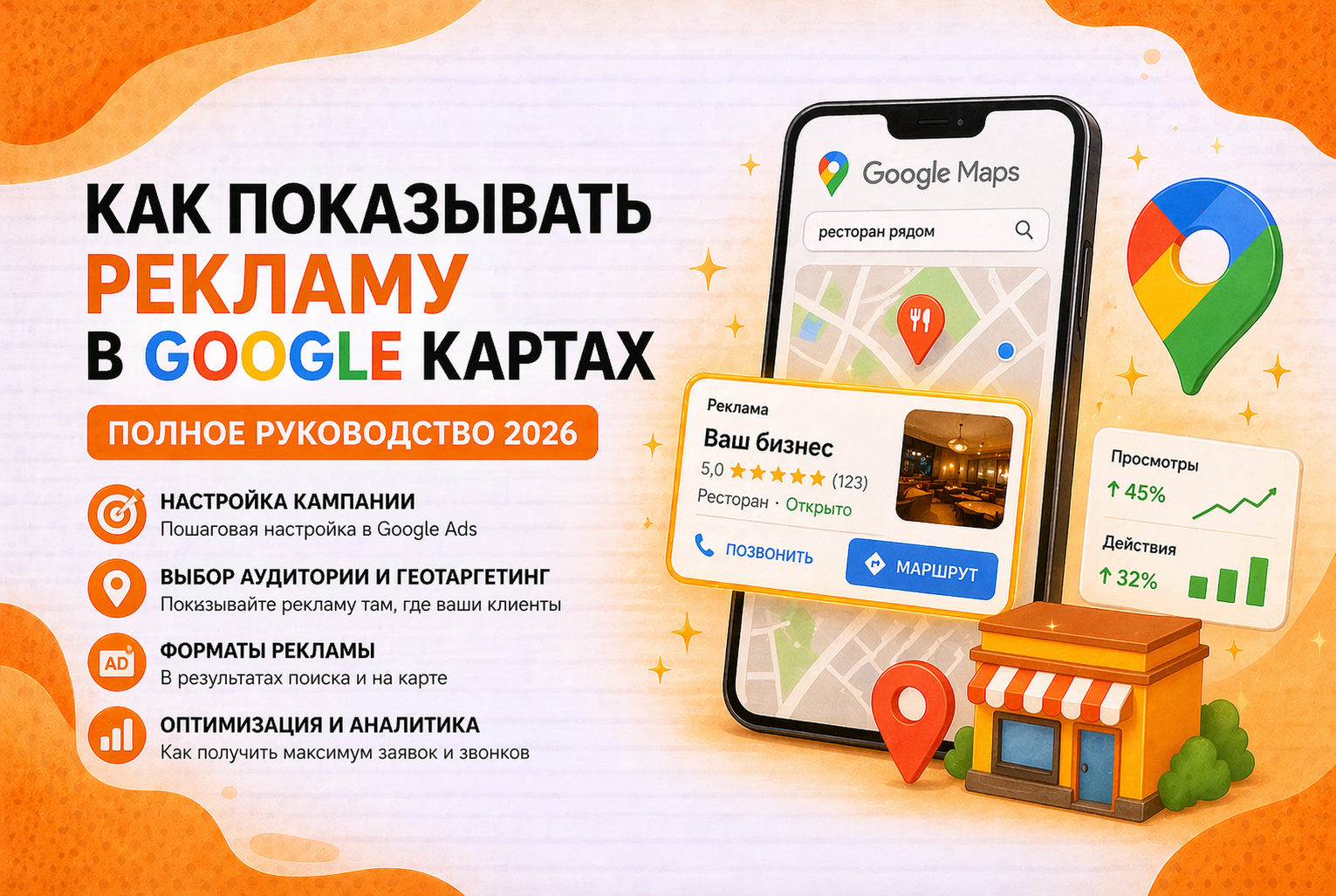 Як показувати рекламу в Google Картах: розбираємо простими словами